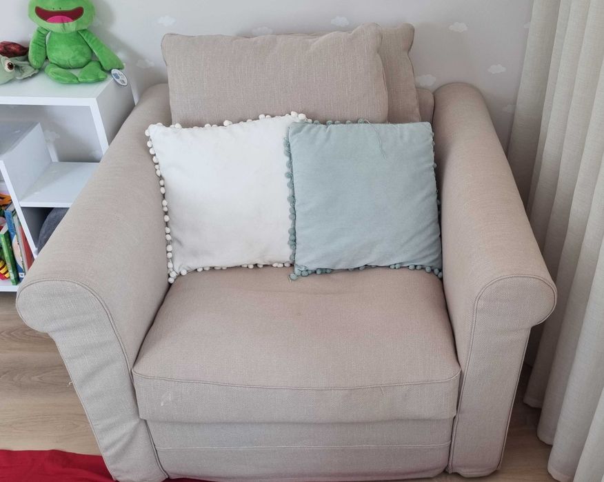 Poltrona GRÖNLID IKEA 1 Lugar - Hillared Bege - Como Novo!