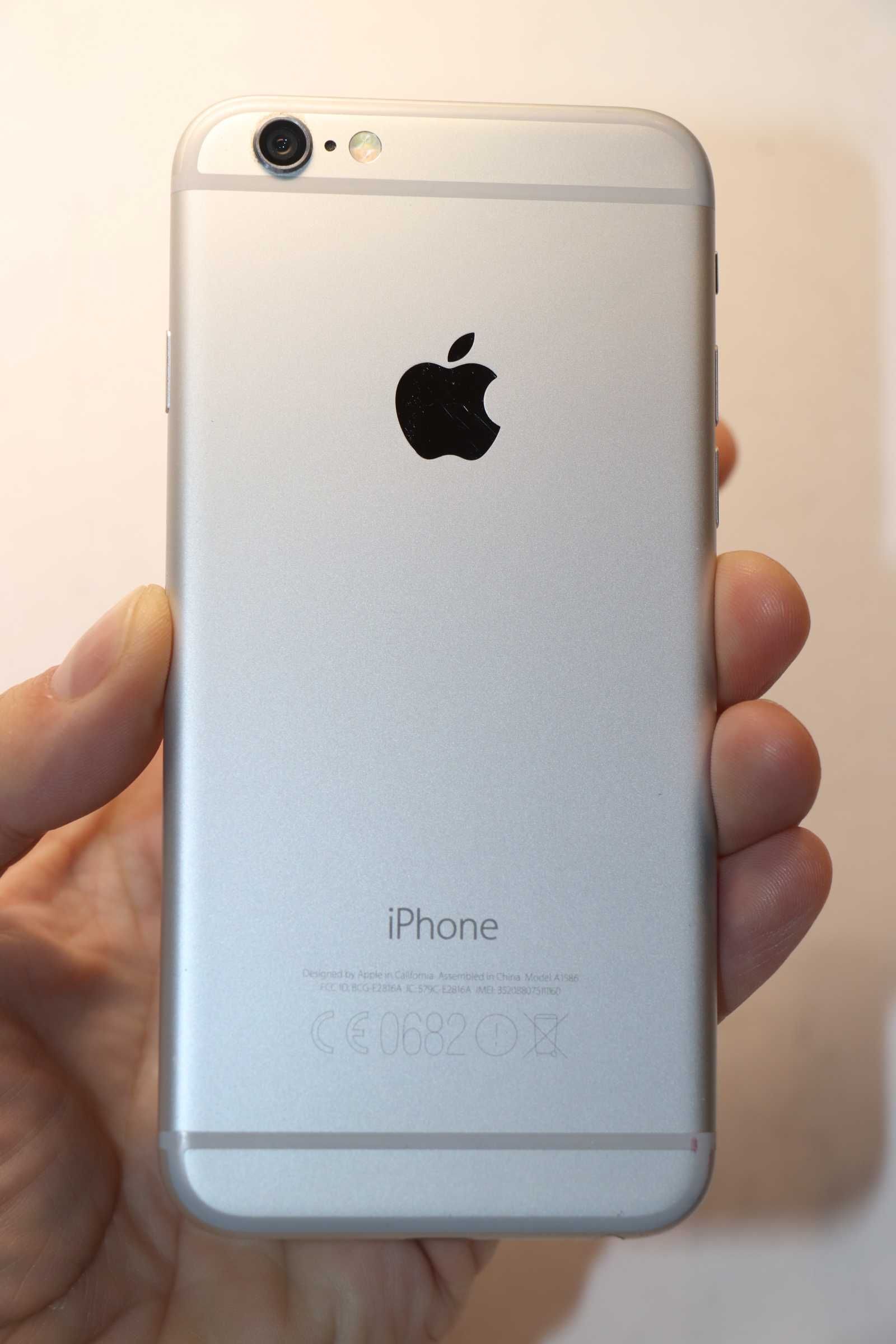 Apple iPhone 6 16GB Silver, идеальное состояние!