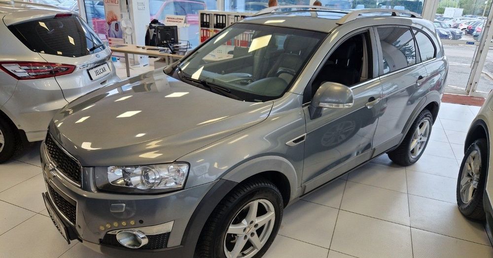 Chevrolet Captiva 2.2d 184KM Skórzana tapicerka 4x4 7osobowy AWD Salon PL