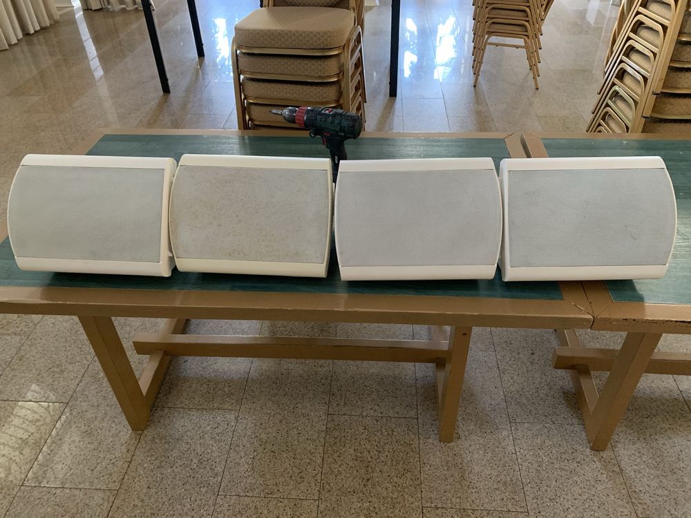 Naglosnienie restauracji pubu baru wzmacniacz denon kierunkowe glosnik