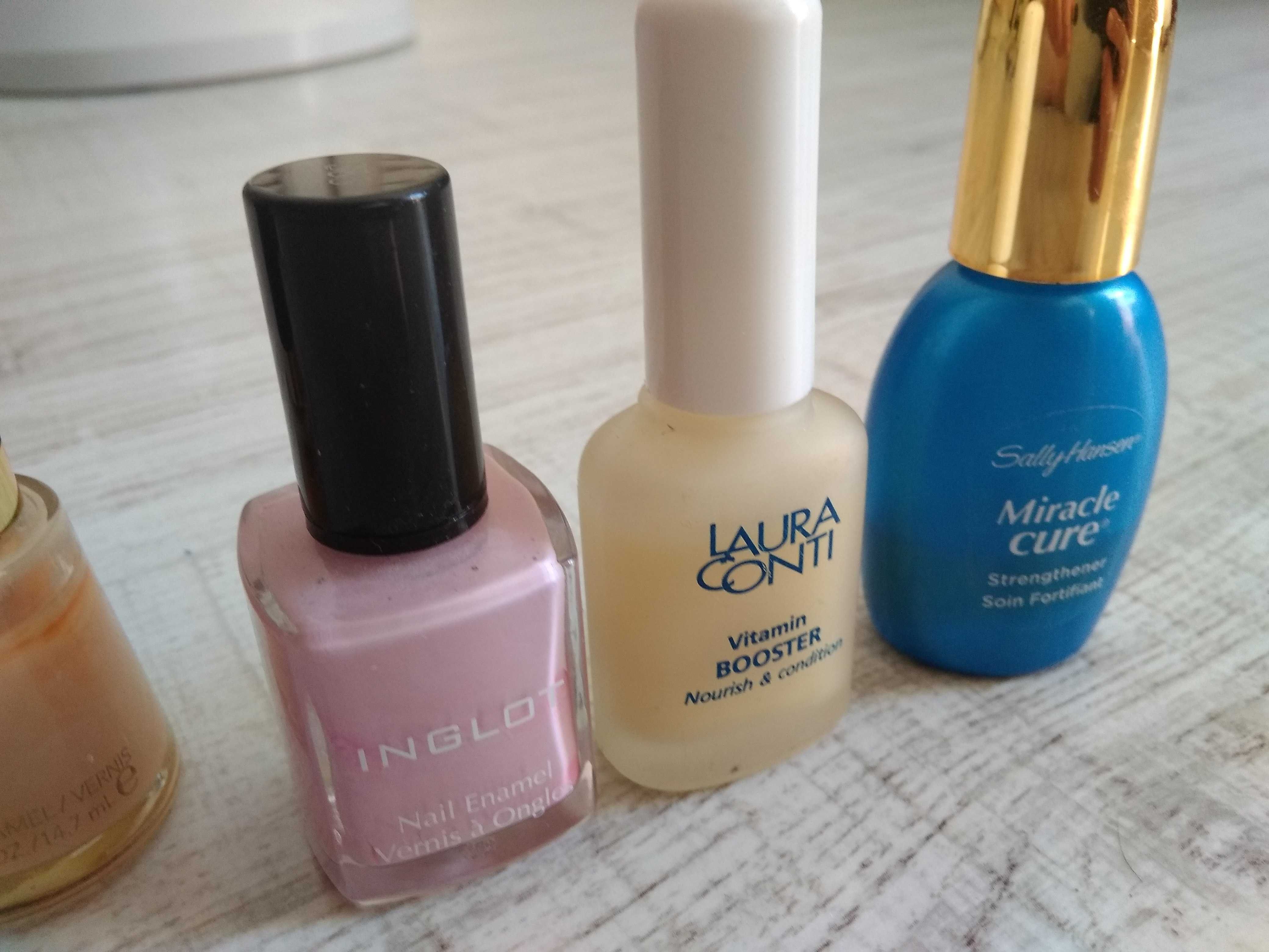 zestaw lakierów do paznokci Sally Hansen 130, Revlon 900, Inglot 385