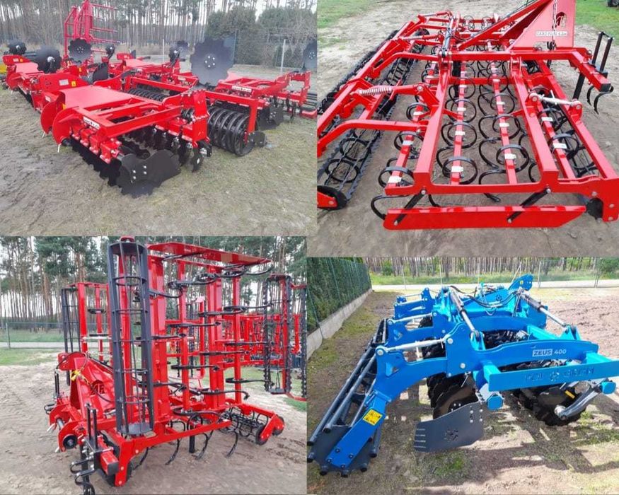 Wyprzedaż Nowa Brona talerzowa 3 m 4  m talerzówka Dostawa cały kraj