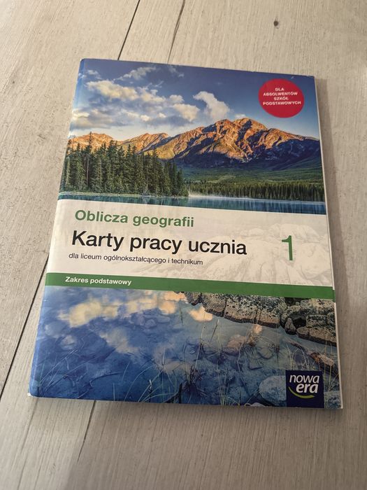karty pracy geografia kl 1 nie uzywane!