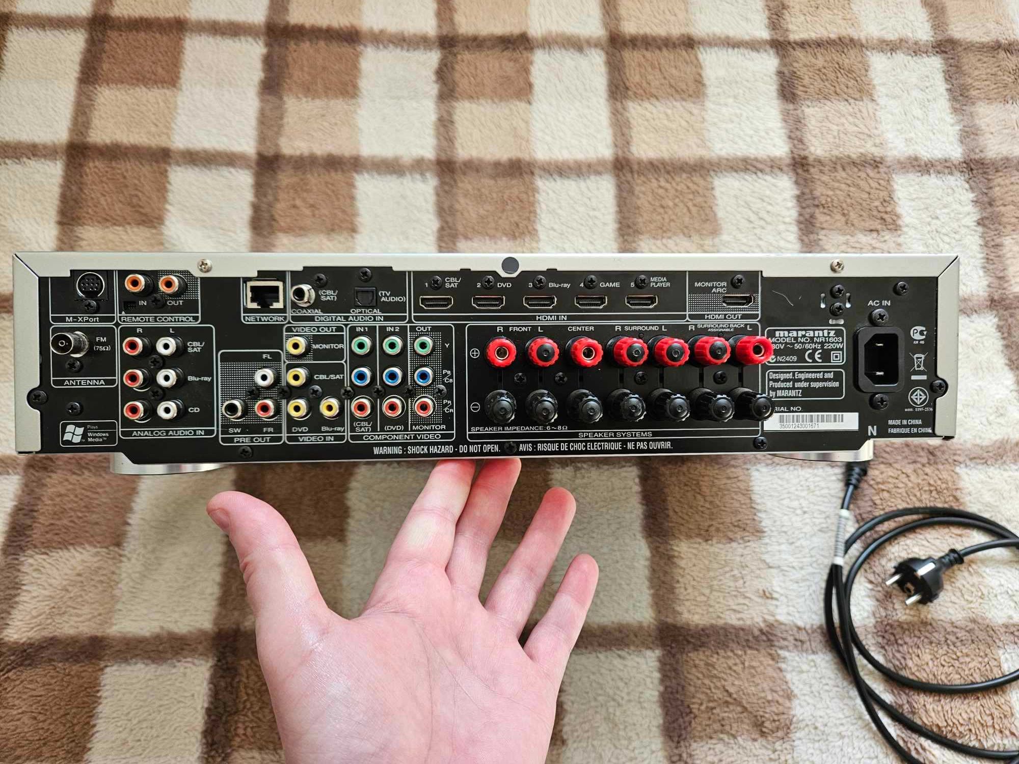 Amplituner 7.1  Marantz nr1603,usb ,Spotify Apple airplay