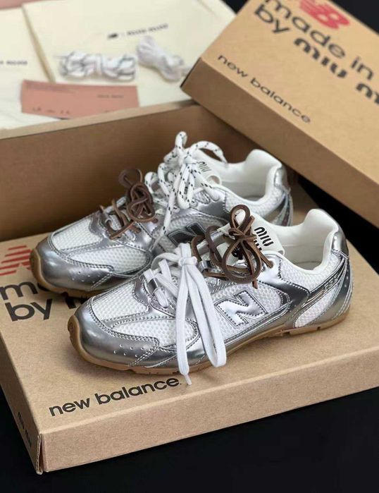 Buty Obuwie sportowe New_Balance_530_SL_Miu_Miu_Metallic Silver R.39