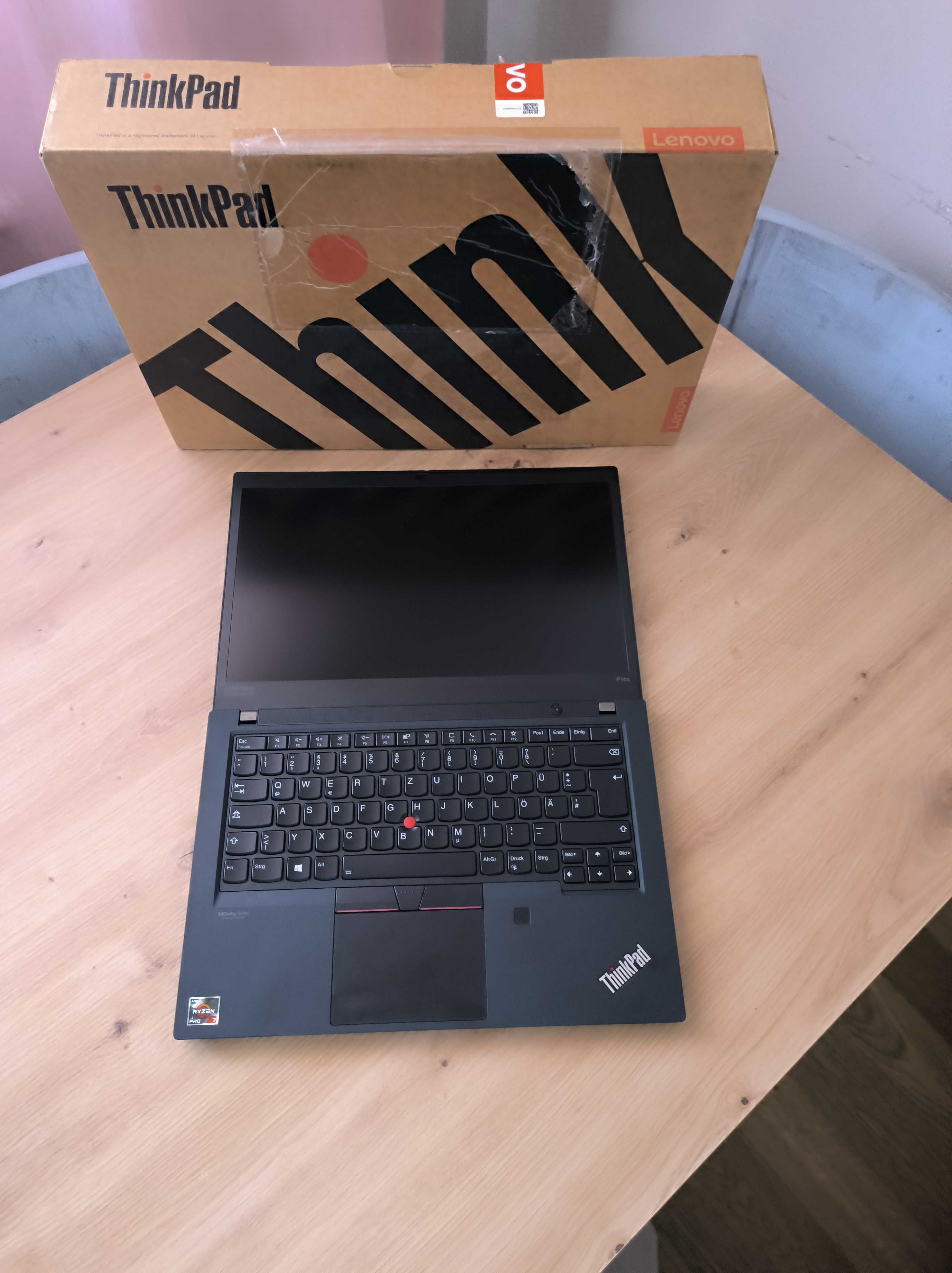 Laptop Thinkpad P14s Gen 2 RYZEN 7 | 32GB RAM | 1TB SSD | GWARANCJA