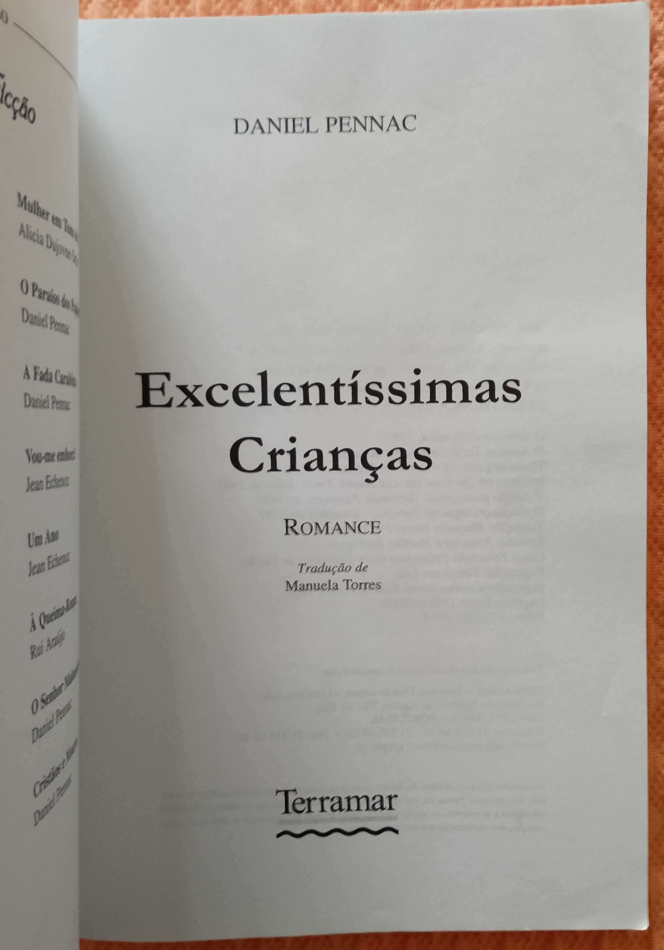 Excelentíssimas crianças, Daniel Pennac