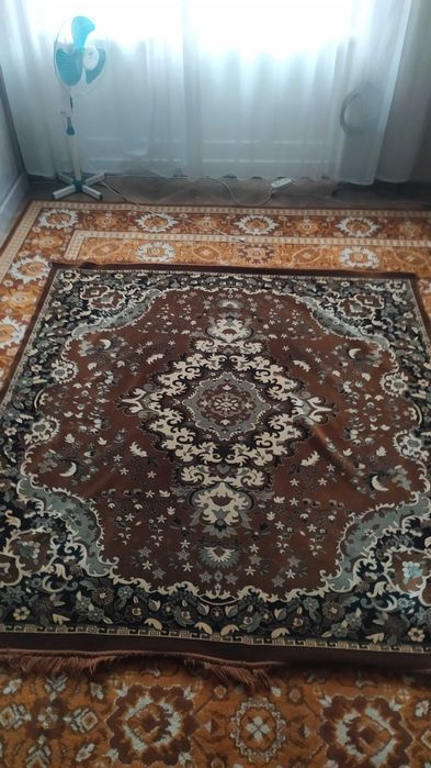 Ковер Бельгийский, на кидка на кровать и другие