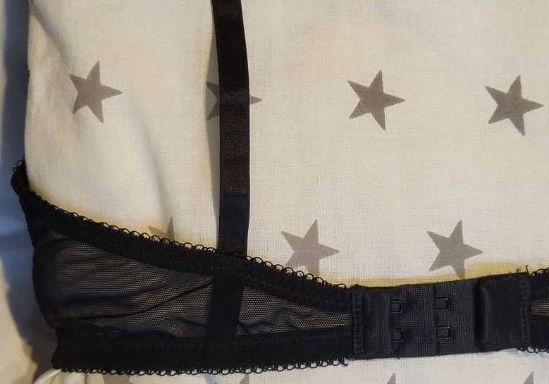 Stanik biustonosz H&M HM 70C 70 C czarny pushup