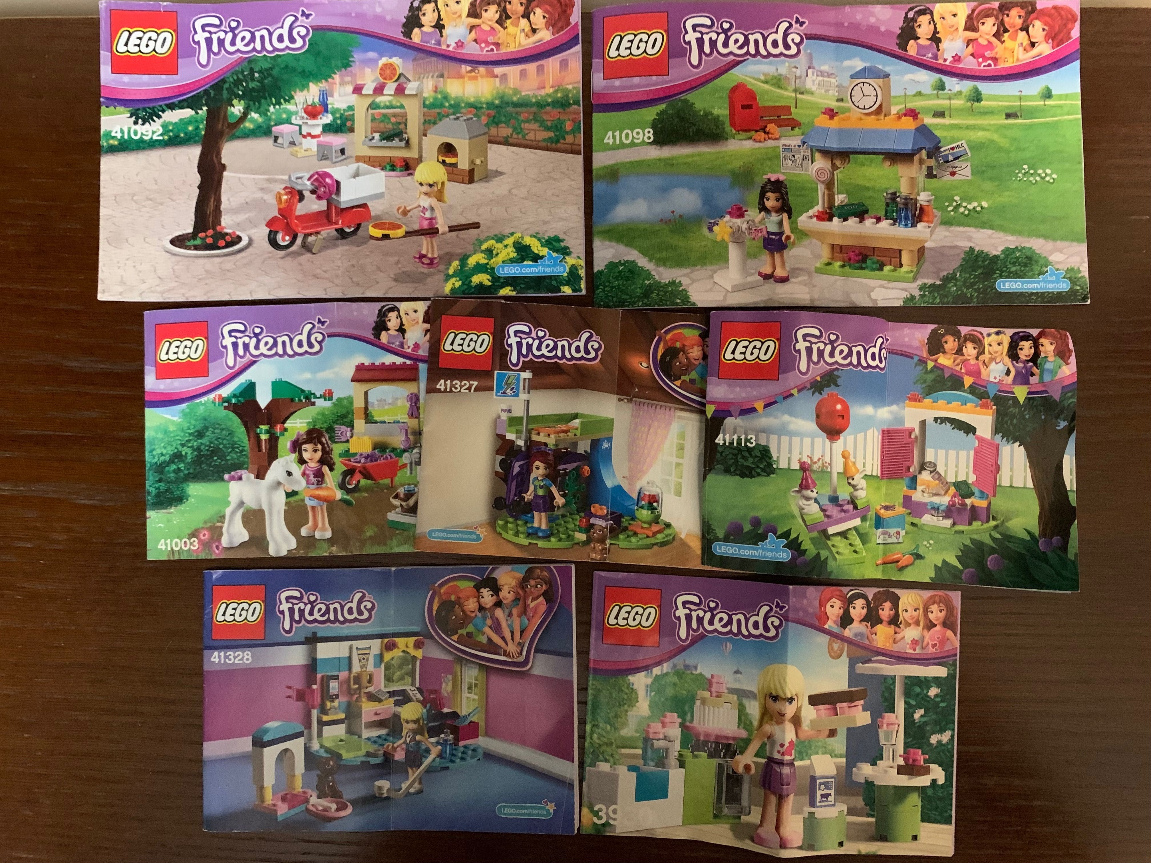 7 kompletnych zestawów Lego friends