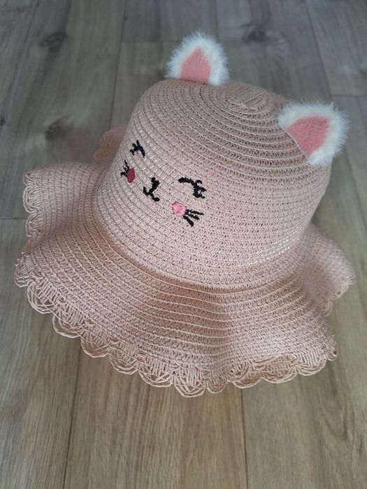 Zestaw kapelusz  torebka  kotek rozmiar 52cm