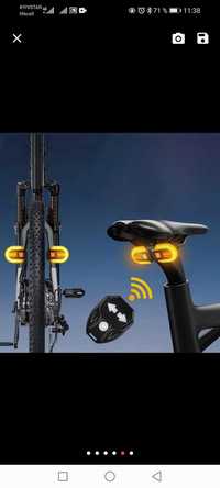 Поворотники беспроводные с пультом для велосипеда самоката