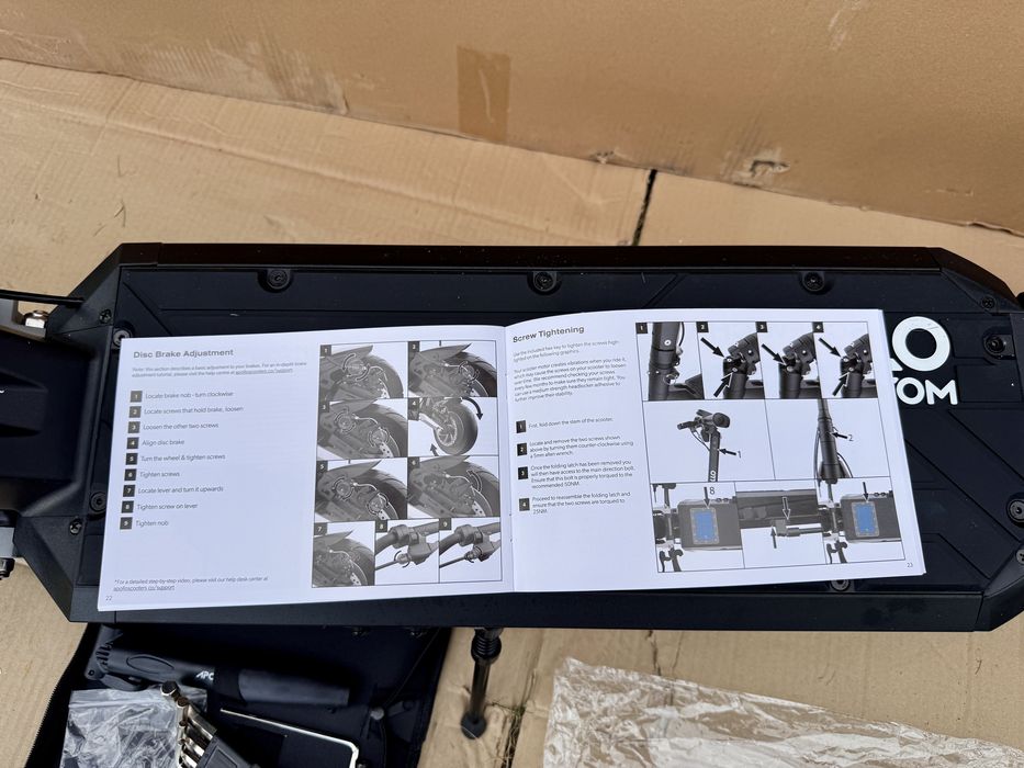 APOLLO PHANTOM 52V 23.4Ah 1217Wh 75km/h 70km kukirin 2x1200W hulajnoga