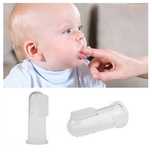 Dedal/Dedeira com Caixa/Escova Dentes Silicone Bebé