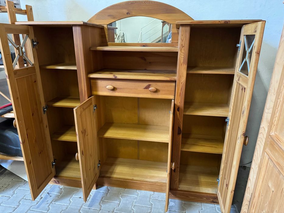 Szafka drewniana kredens komoda sosna