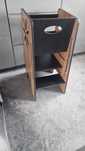 Kitchen Helper pomocnik kuchenny kwiatek dębowo-czarny KH-355
