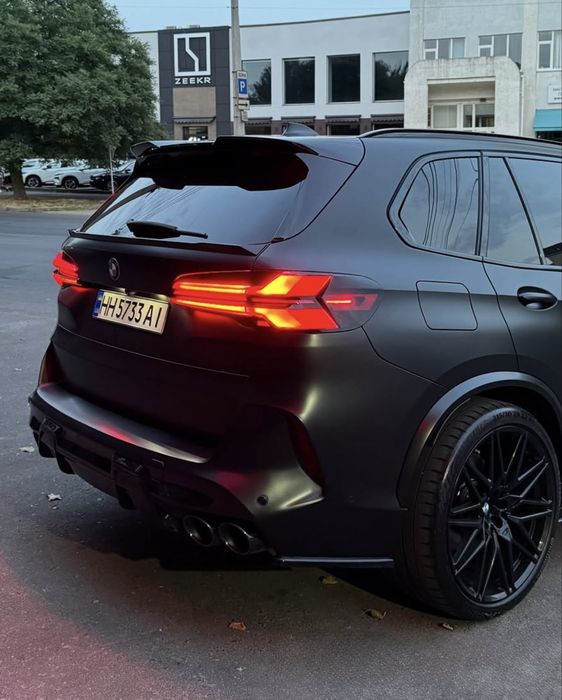 Обвес, накладки для BMW Х5М F95 LCI, Х6М F96, X5 G05 G06 губа, спойлер