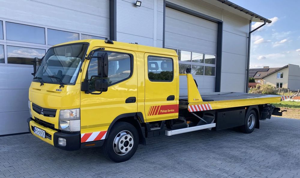 Mitsubishi Canter Fuso 3.0D 177KM - Specjalny  Pomoc drogowa Autolaweta Platforma hydraul Spr z Niemiec nie Daily