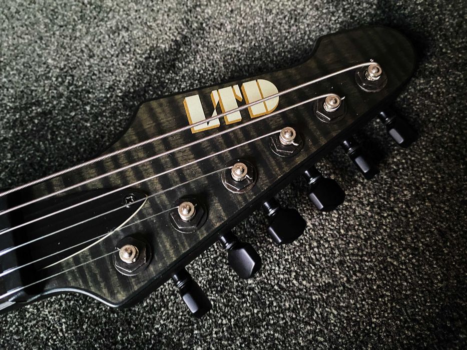 ESP LTD JD-600 Jon Donais Signature See Thru Black Satin 2007