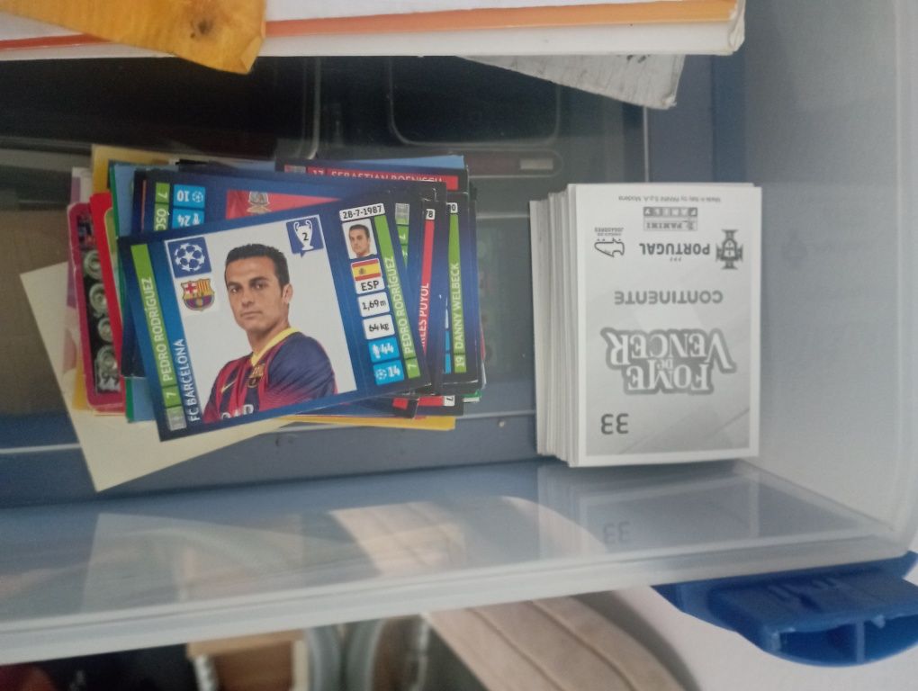 Cromos de várias coleções