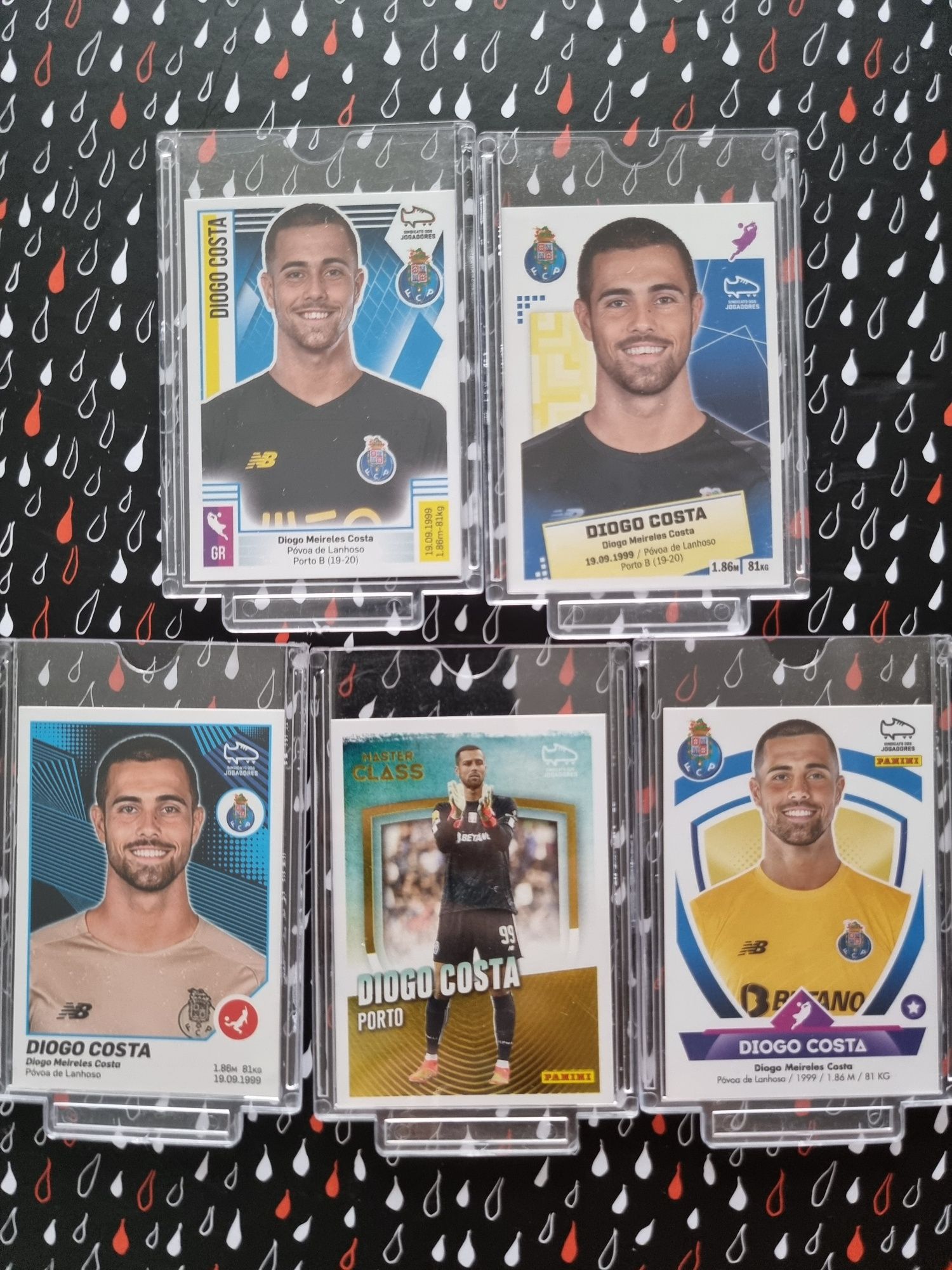 Cromos panini com rookie