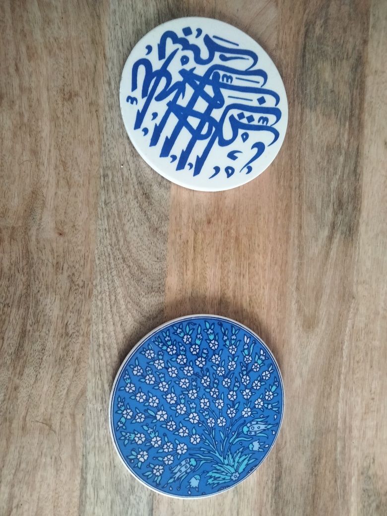 Cerâmica Turca - (base de mesa ou para pendurar na parede)