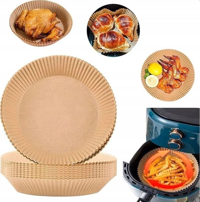 Papier pieczenia wkład frytkownicy powietrznej AIR FRYER 20cm 100szt