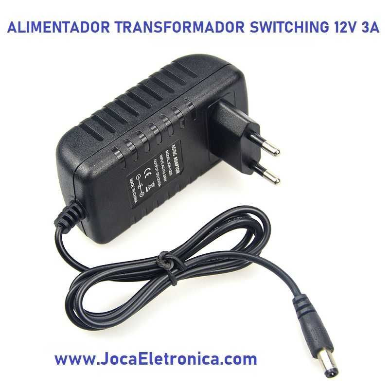 Alimentador Transformador Switching 12V 3A