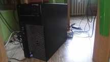 Komputer Dell Precision T1650, duży monitor, klawiatura, głośniki