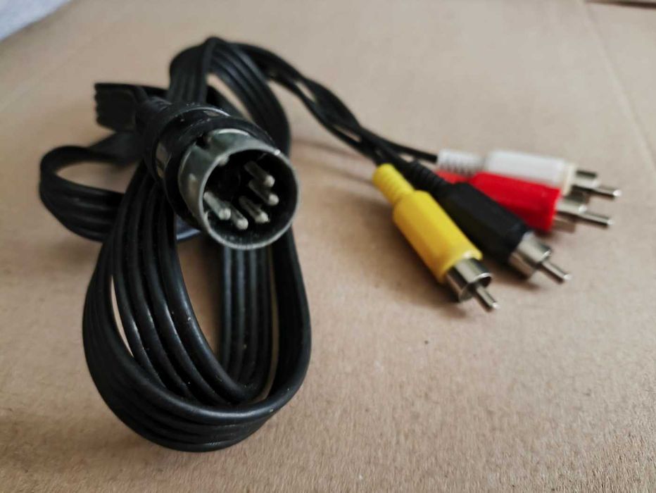 Кабель DIN 8-pin на 4 RCA для аудио видео техники