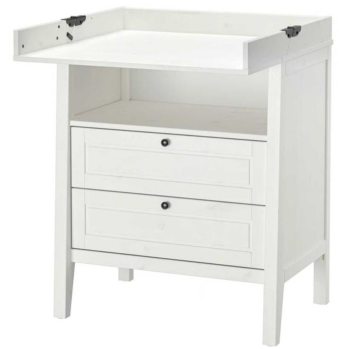 Komoda z przewijakiem IKEA SUNDVIK (szary)