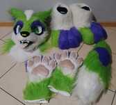 Fursuit partial. Furry