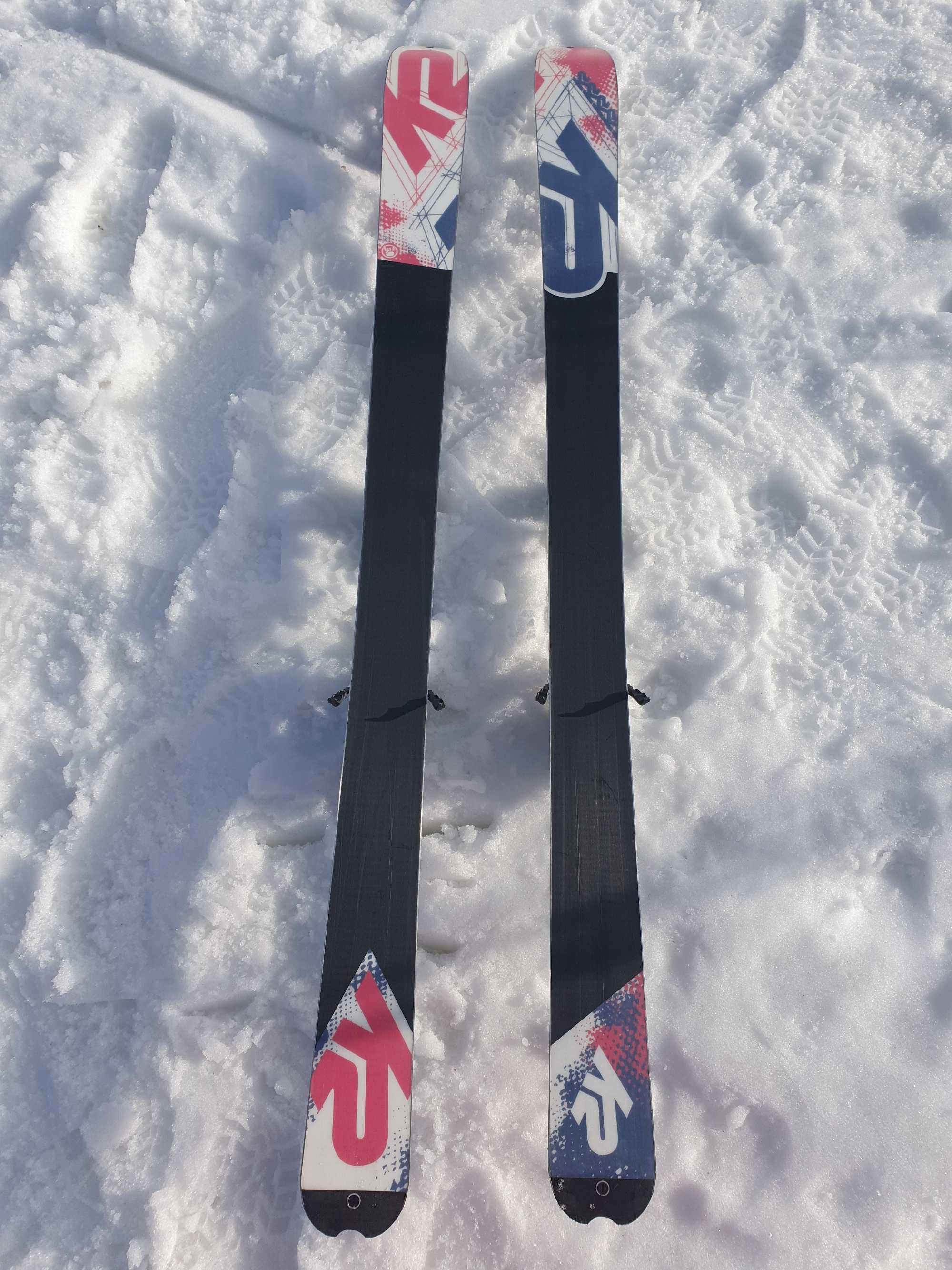 Narty K2 Coomback 176 cm + Wiązania Marker Baron + foki Geco