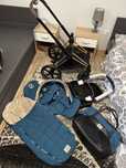 Cybex priam 4.0 mountain blue mega zestaw Nowy!!rose hold