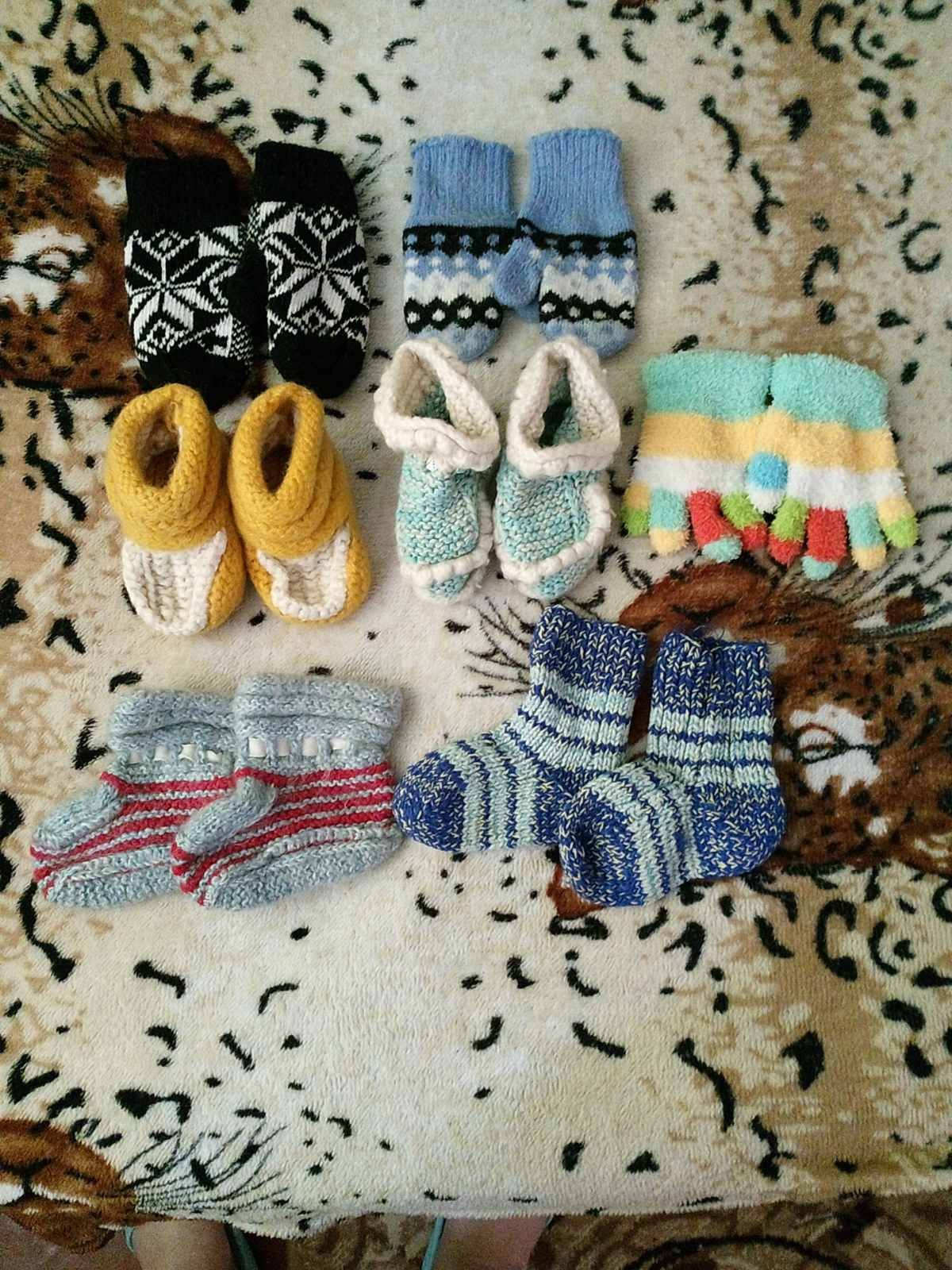 Рукавички пінетки шкарпетки для малюків