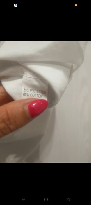 T-shirt koszulka damska krótki rękaw biała aplikacja buty