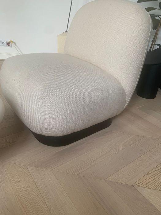 Fotel ecru kolekcja westwing