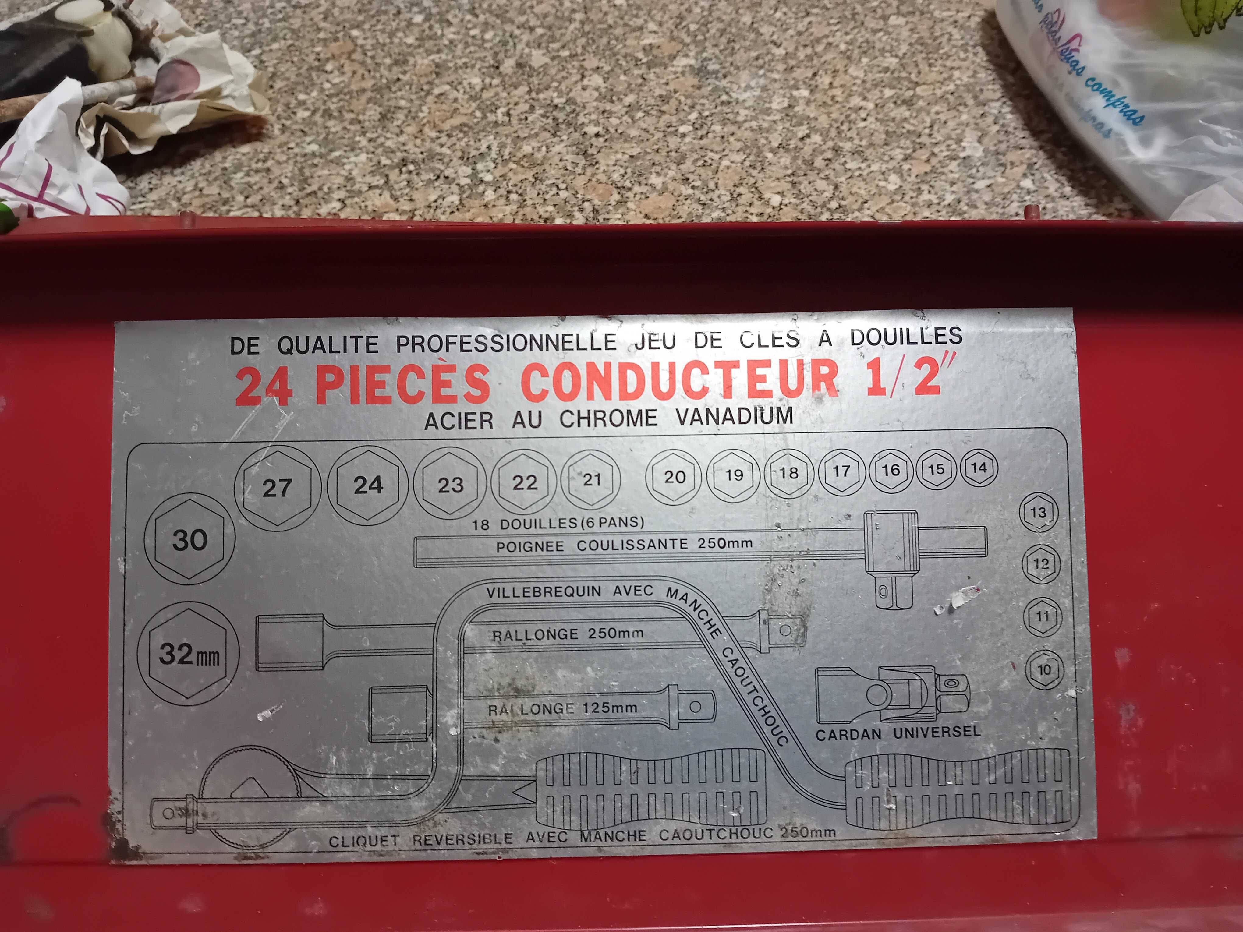 Conjunto de chaves roquete, 24 peças