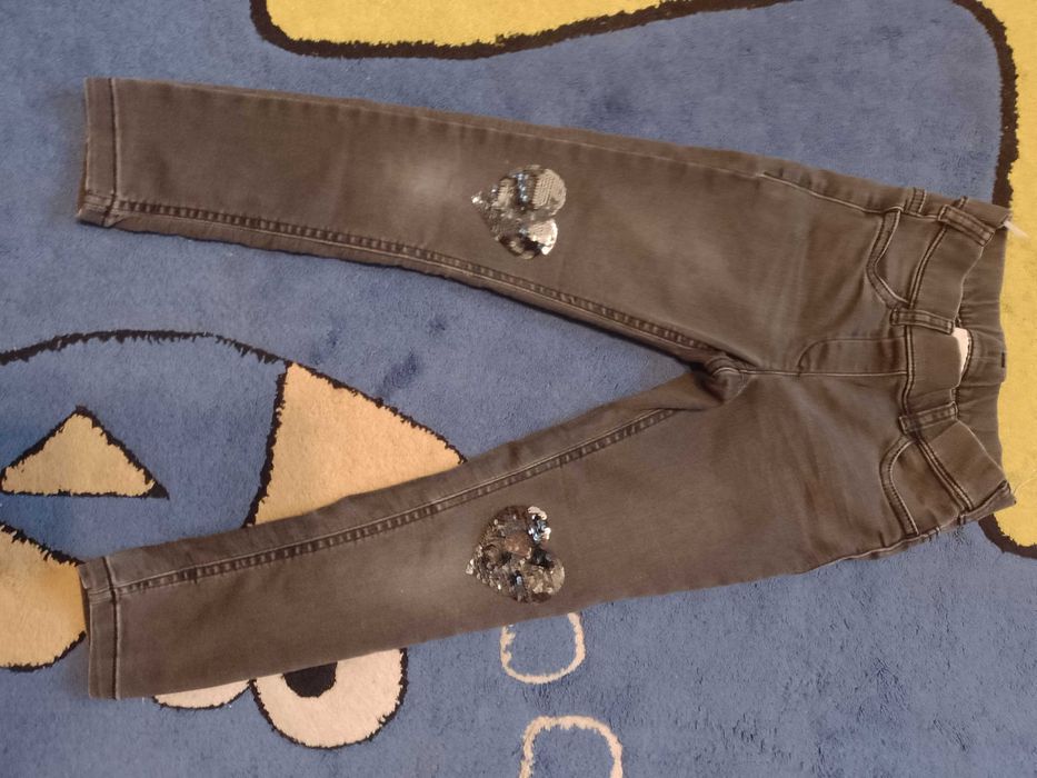 Spodnie cekiny jeansowe jeans C&A