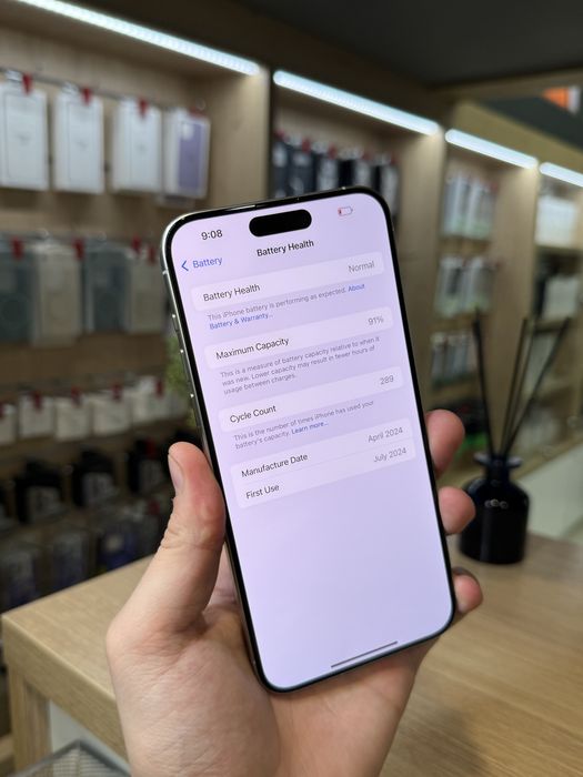 Б/у iPhone 15 Pro Max 256Gb White Titanium