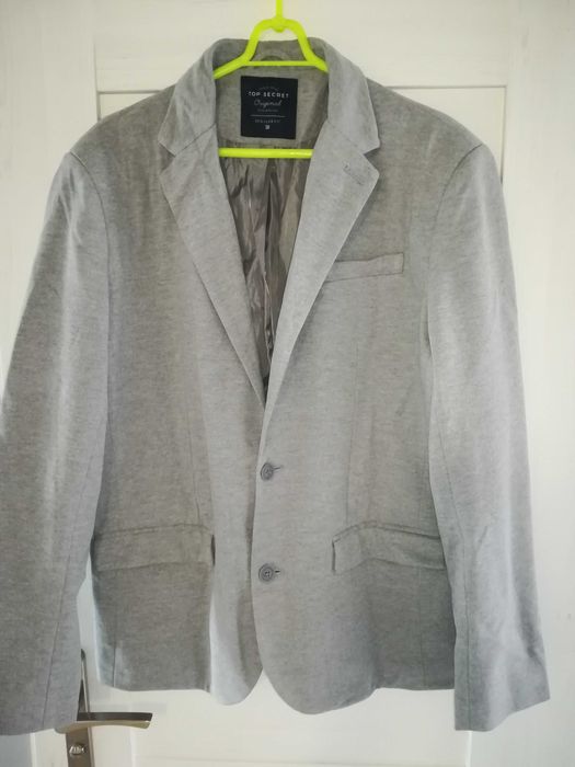 Marynarka siwa męska