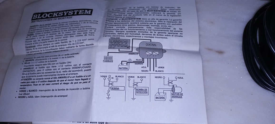 Sistema de bloqueio e anti-roubo para carro