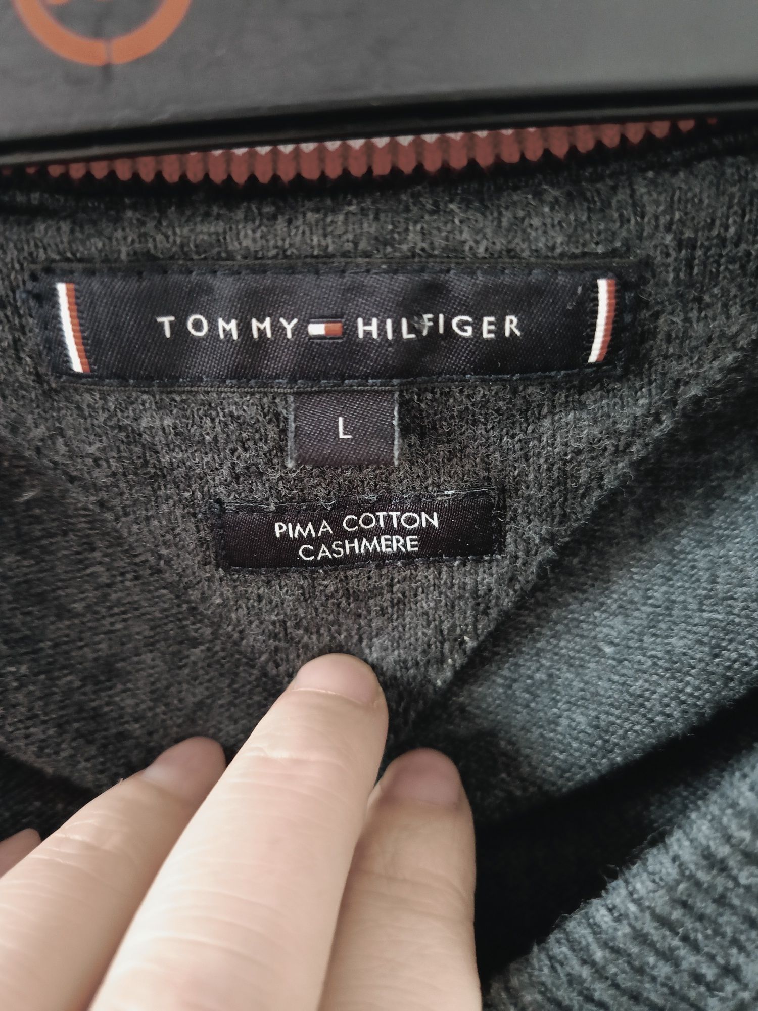 Sweter Tommy Hilfiger kaszmir L