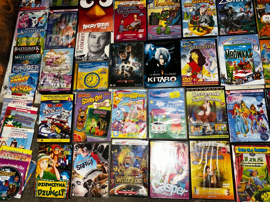 Bajki dla Dzieci na DVD - 88 sztuk ! +  GRATIS !