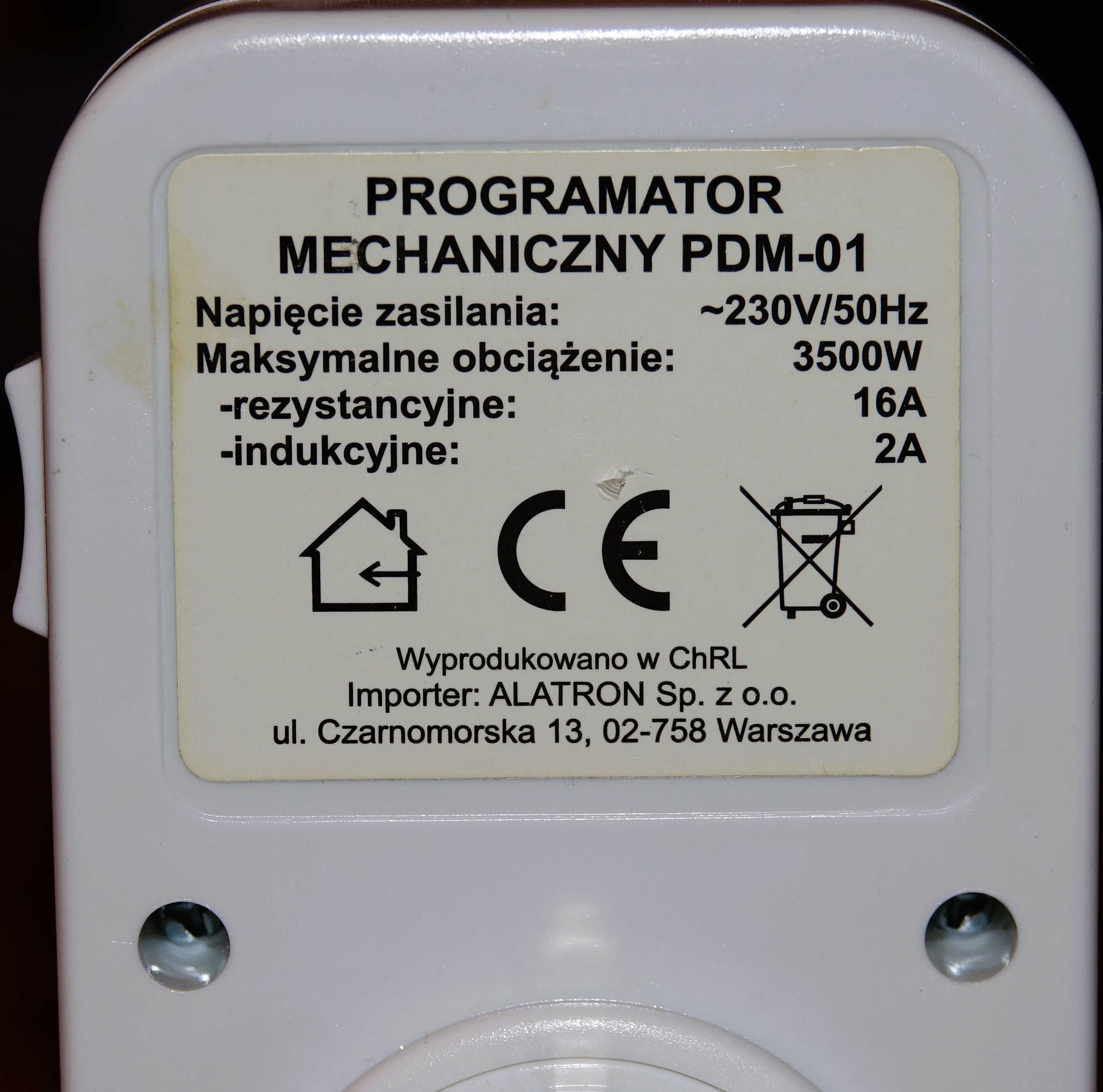 Włącznik czasowy (timer) PDM-01