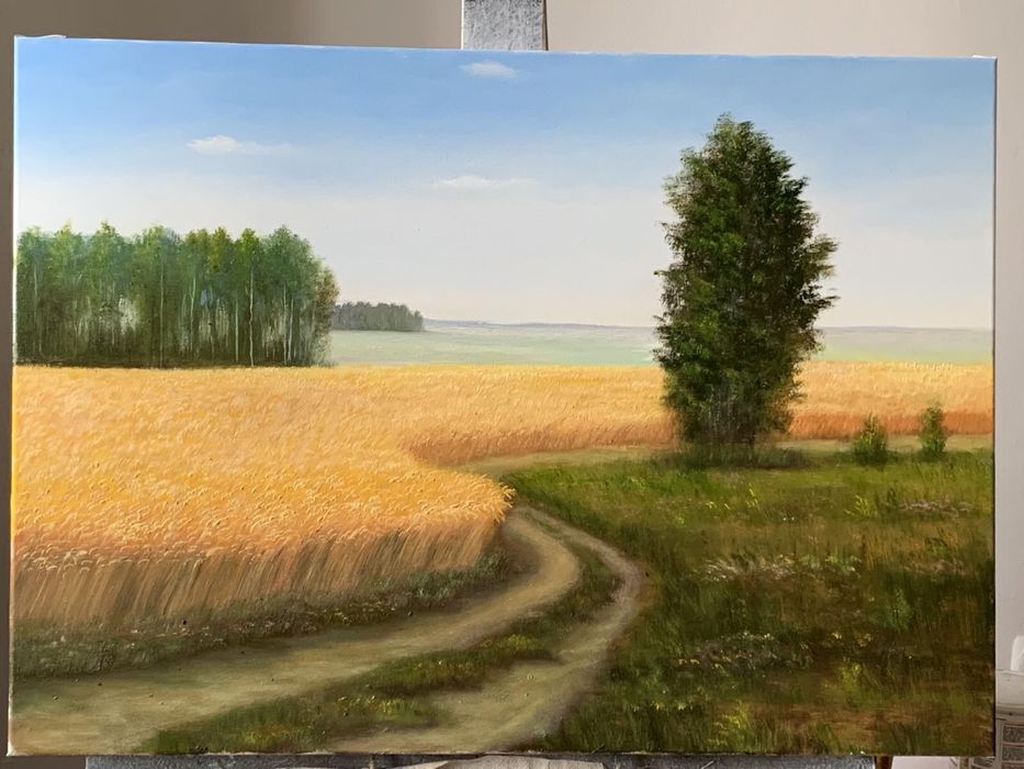 Картина «Колосся сонця »,розмір 50-70см,виконую картини на замовлення