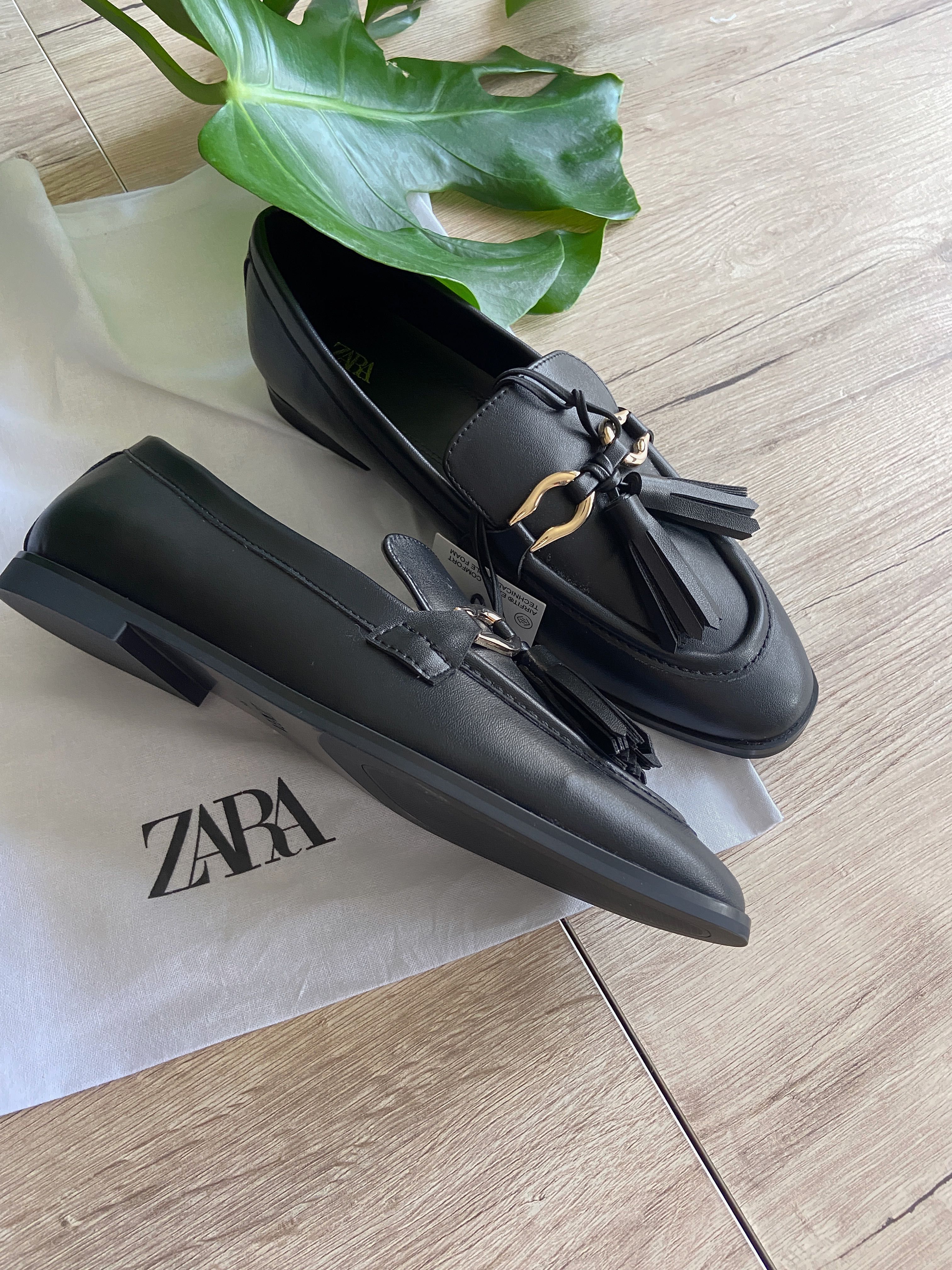 Стильні базові лофери туфлі ZARA