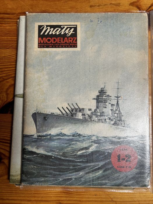 Mały Modelarz nr 1-2/1976 HMS Rodney