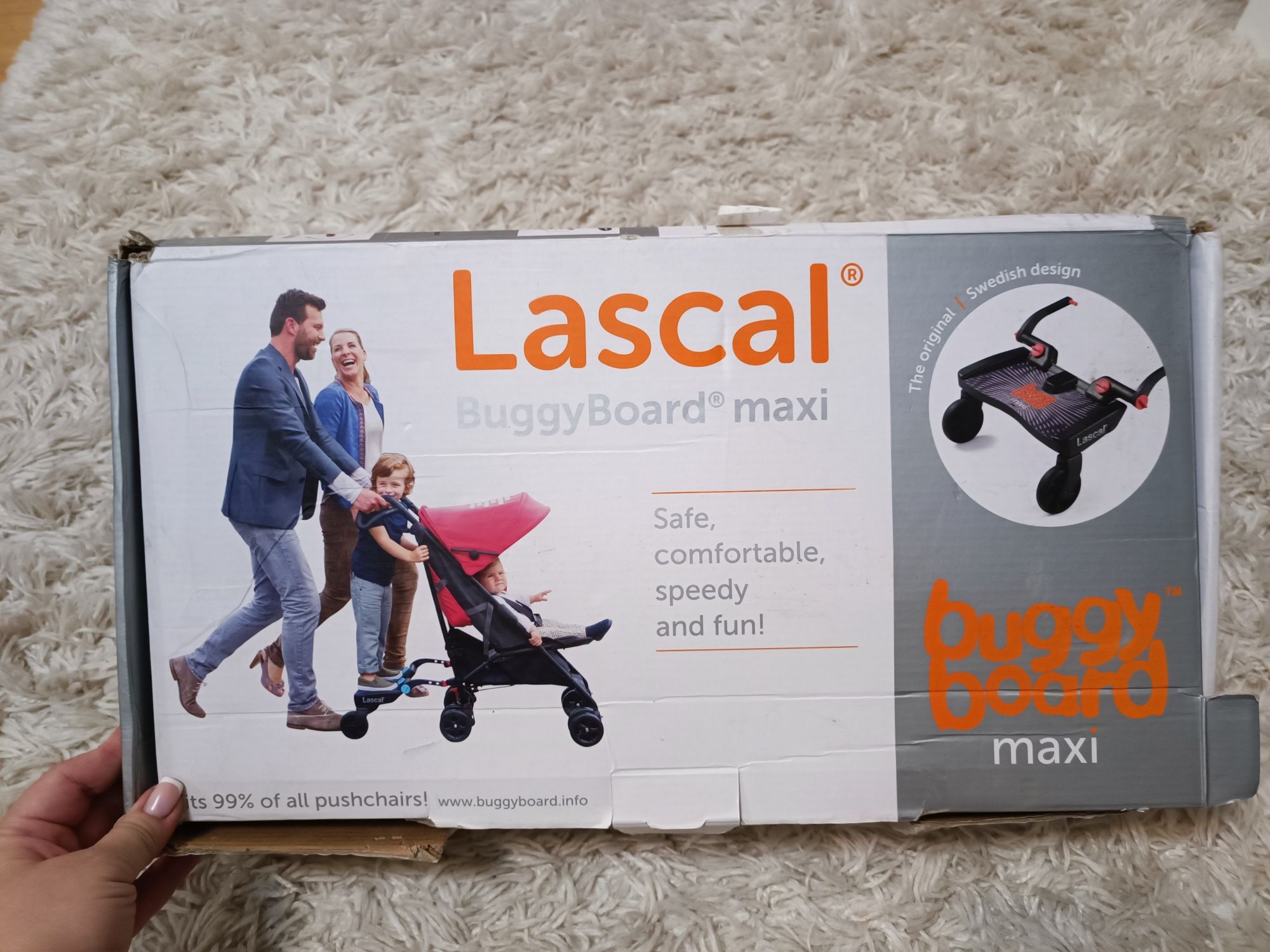 Lascal Buggy Board Maxi - dostawka do wózka, spacerówki