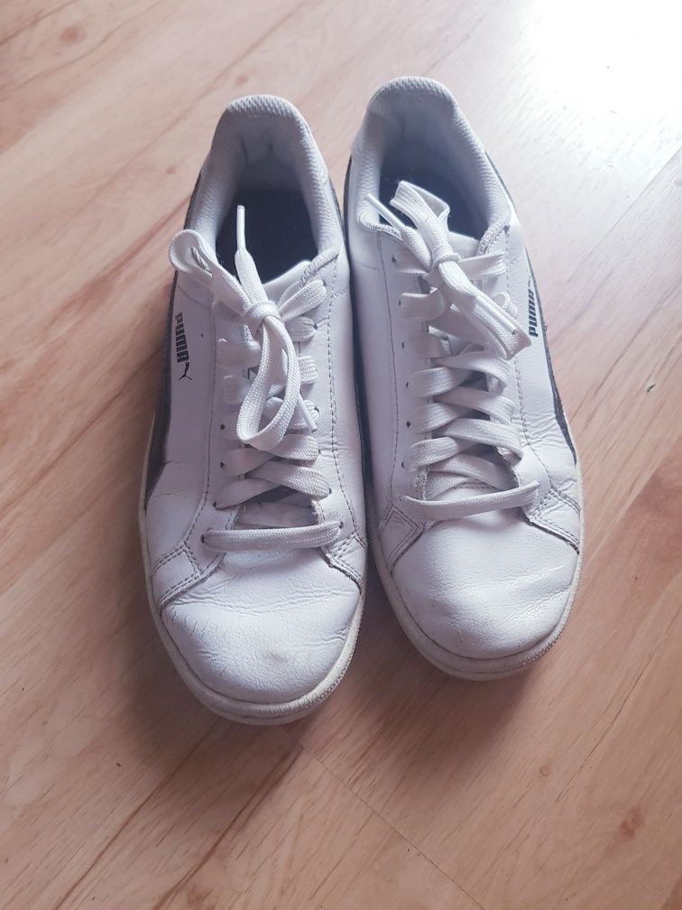 Skórzane buty sportowe damskie marki Puma rozmiar 39